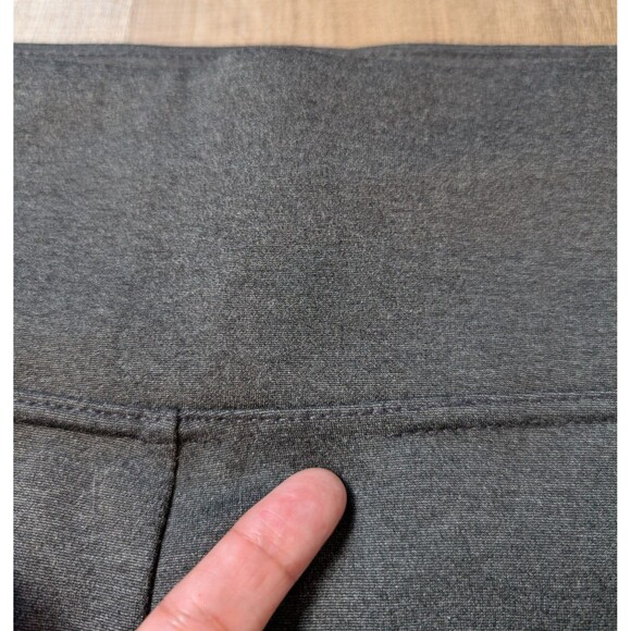 Slim Factor by Investments Plus Size 1X Grey Knit Waistband Leggings Slimming - Picture 11 of 12